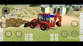 🔴Drive JCB and Uploading 🪨🏗Stone From Dumper🌋 Truck in Game #truck #jcb #tractor #dumper #games 0130