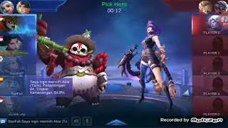 Hanabi Savage Skin Viper mobile legend hero sakit marskman