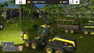 Fs 16 - Tree Cutting And Wood Loading In Farming Simulator 16 | Timelapse