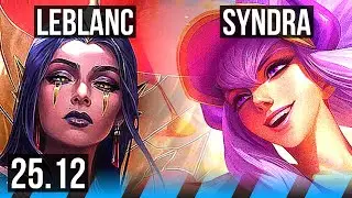 LEBLANC vs SYNDRA (MID) | 11/2/18, 66% winrate, 46k DMG, Legendary | EUW Master | 25.12