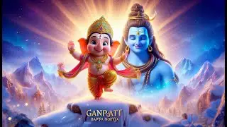 शंकर जी का डमरू | Sankar ji ka damru | Ganesh ji Animated Dance Song | Cute Baby Ganesha Bhakti