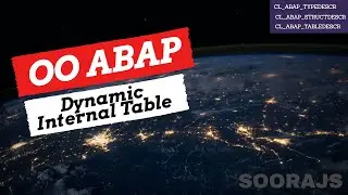 OO ABAP[2020] - Dynamic Internal Table - Using RTTS Classes