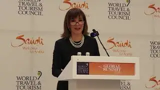 Julia Simpson - Press Conference WTTC 2022 Riyadh