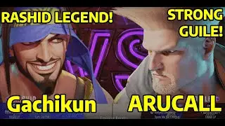 Street Fighter 6 ➥ TsuneHero Gachikun (RASHID) VS ARUCALL (GUILE) 4K Master Ranks