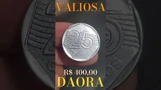 🔥 Achei mais valiosa da fam&iacute;lia de 25 centavos ❗ Quem tem tem se deu bem moeda cobi&ccedil;ada e rara