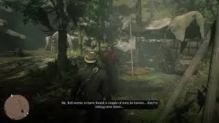 Red Dead Redemption 2 - Miss Grimshaw and Arthur talk about Cleet and Joe.