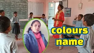 colours name poem /activity based learning/colours name in english and hindi #rangon ke nam