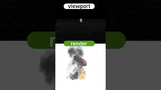 Animation & Fire Simulation Test in Blender & EmberGen 🔥