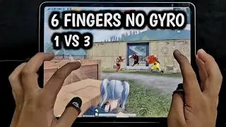 6 FINGERS CLAW - NO GYRO - 1 VS 3 M24 HANDCAM GAMEPLAY | IPAD PRO 2020 PUBG HANDCAM