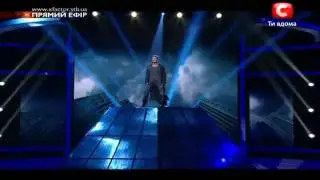 Х-Фактор 2. Виктор Романченко 2 песня - эфир 24.12.2011