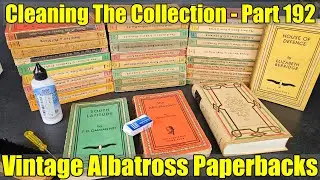 Unintentional ASMR - Cleaning The Collection - Part 192 - Cleaning Vintage Albatross Paperbacks