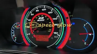 Custom speedometer Indiglow Mugen Honda new Brio Mobilio