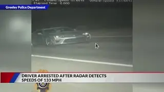 Driver arrested, accused of speeding 133 mph on Highway 34