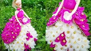 #dolldesignyogita #foamdollफोम की गुडिय़ा /बारबी डौल/BEAUTIFUL DOLL DECORATION BY FOAM/BARBIE DOLL