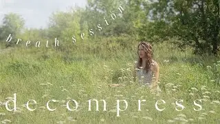 Softening a stressed body ~ breathe into inner peace 😌☁️  10 minute breathwork