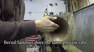 How to make hand hammered  horn bells pt. 2