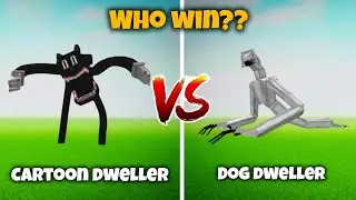 Cartoon Dweller Vs Dog Dweller in Minecraft! Epic Horror Battle