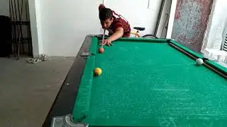 Como matar a bola colada na tabela com a bola pequena