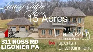 🏡 311 Ross Rd, Ligonier, PA | Stunning 15-Acre Estate with Breathtaking Views! 🌄