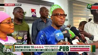 🚨DISCOURS DE BARTH&Eacute;L&Eacute;MY DIAS AU LANCEMENT DE LA VENTE DE  CARTE MEMBRES S&Eacute;N&Eacute;GAL BI NU BOOK.