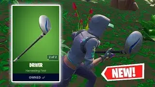 NEW DRIVER Pickaxe Gameplay in Fortnite!