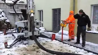 TERRA DRILL 150x7 V, Powerful vertical drilling even in narrow areas