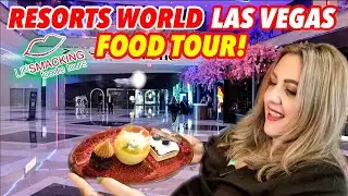 RESORTS WORLD LAS VEGAS FOOD TOUR! “Vegas Sights & Worldly Bites” Lip Smacking Foodie Tour 2022!