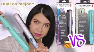Remington Mineral Glow vs Plancha Remington Ceramic Anti - Static | Kary Alonso