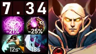 DOTA 2 7.34 PATCH INVOKER MOST IMBA HERO | EPIC TOP 10 MMR DNM INVOKER POS 1
