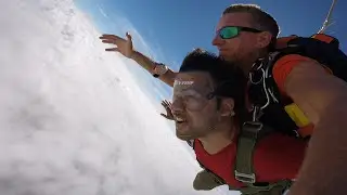 Tandem Assisted Skydiving by Amarnath Vangara @ JumpFlorida SkyDive Tampa,FL from 11000ft .