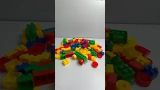 Toy Lego Fast Building Blocks Train Set!