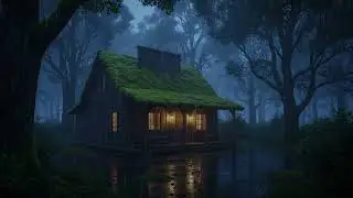 make peace with the sound of rain in the forest and sleep soundly