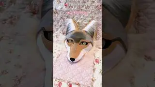 sold!! coyote mask! #animalmask #therian #theriangear #therianthropy #coyotetherian #furry #catmask