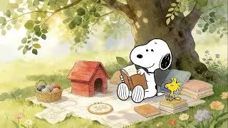 Blooming Snoopy 🌼 Cozy Chill Beats for Fresh Days