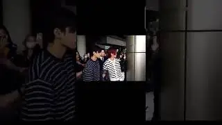 Lil Sansang (San & Yeosang) moment at airport 🥰🥰🥰 | #kpop #edit #atz #ateez #yeosang #san #sansang