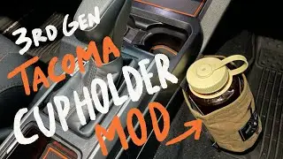 3rd Gen Tacoma Cup Holder Mod!!!