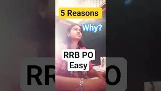 Why RRB Po Is Easier to crack than Ibps po & SBI po ?#shorts #rrbpo #rrb clerk #banking # bank exam