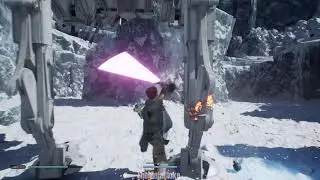 Star Wars Jedi Fallen Order - Jedi Knight vs 2 Chicken Walker (AT-ST)