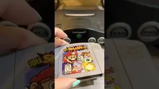 Classic Nintendo 64 Console - Cartridge - Controller Sounds  #gaming #asmr #retrogaming #nostalgia