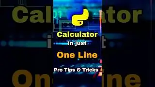 Create a Full Calculator in Just ONE Line of Code! 🤯🔥| Beginner to Pro Trick!