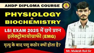 एकल पेशी संकुचन, मांसपेशी ग्राफ़, Physiology Biochemistry, मृत्यु के बाद पशु कठोर क्यों होता है? EMG