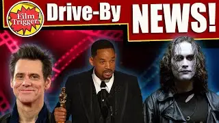 Drive-By NEWS: Jim Carrey Retirement, Will Smith Resign, The Crow Reboot!