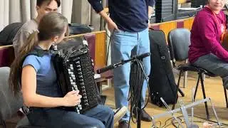Maria Telesheva w/ orchestra Rehearsal - &ldquo;Hey Pachuco&rdquo; 