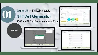 NFT Art Generator Using React.js | Code For Sale 🚀