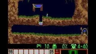 Lemmings - Fun Level 1 Solution