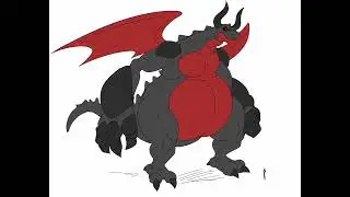 Kaiju Fighting! (Helldragon vs Ruinhorn) by Reagan700