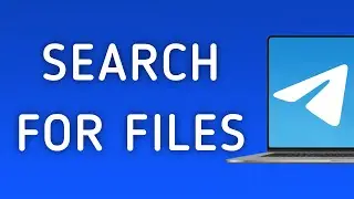 How To Search For Files On Telegram App On PC (New Update)