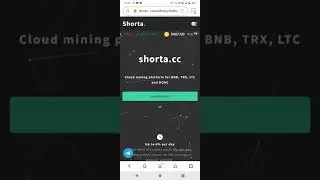 Mining /Tambang Gratis BNB Up to 8000 VH /s no deposit di web shorta.cc