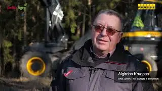 Pirmoji PONSSE COBRA medkirtė Lietuvoje
