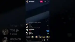 9000 Rondae Disses Dex Osama In IG LIVE